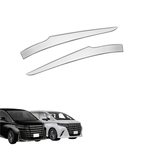 Cytovora 2023 新型 アルファード 40系 ヴェルファイア に適用 サイドミラー ドアミラー ガーニッシュ アクセサリー カスタム サイドミラー モール トリム ドレスアップ 外装 専用設計パーツ 2ピース (鏡面メッキシルバー)