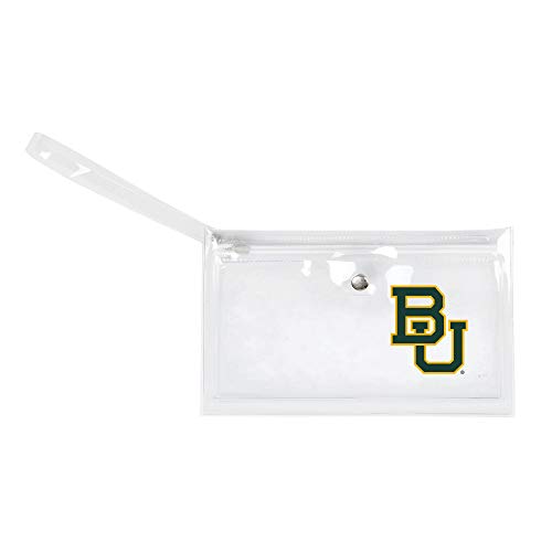 Image of Littlearth - LIWXY NCAA Baylor Bears Unisex Ncaancaa Ticket Wristlet, Clear, 9 inch by 5.25 inch