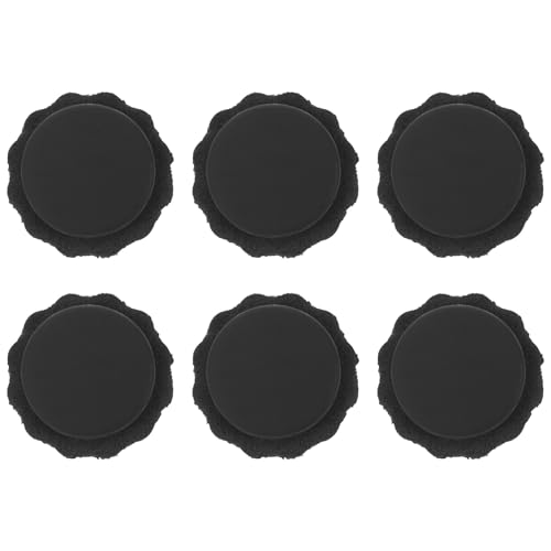 Tapas de paraguas negras en pack de 6 juegos para varillas