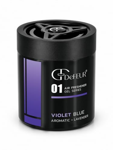 Image of Blue Voilet Gel Car Perfume - Lavender Violet Freshness | Long-Lasting 45 Days | Luxury Gel Car Air Freshener