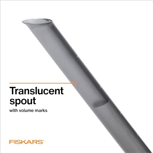 Image of Fiskars Indoor Watering Can,Long Reach Spout for Precision Hydration on House Plants,Flowers&Garden,Anti-Drip Nozzle with Translucent Volume Markings,Ergonomic Recycled Plastic Body,40 oz,(Pack of 4)