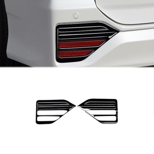 Sodukyn トヨタ 新型ヴォクシー 90系 /新型ノア 90系 2022年〜に対応 リア フォグランプ モール フォグライトフレームストライプ ガーニッシュ カーアクセサリー3枚 ABS ブラック