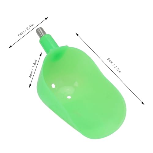 HERCHR 8mm / 0.3in Interface Thread Bait Casting Scoop, Plastic Bait Throwing Spoon - Image 3