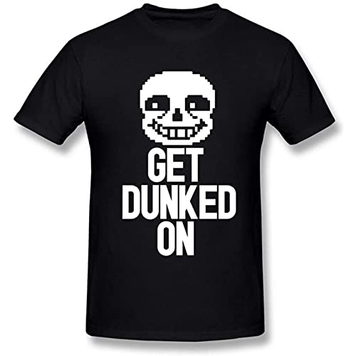 Undertale Sans Get Dunked On Head T-Shirt Black Graphic Unisex Tee Shirt L Undertale Sans Get Dunked On Head T-Shirt Black Graphic Unisex Tee Shirt L
