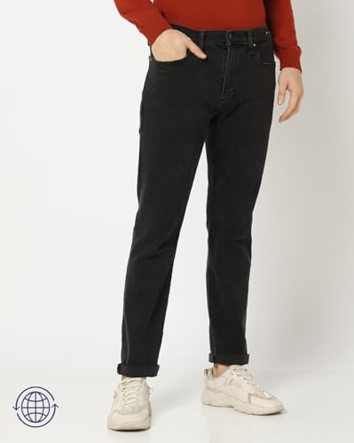 Image of GAP Men Skinny Fit Mid Rise Lightly Washed Denim Jeans