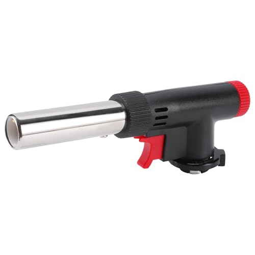 JDHON Soplete de Cocina, Profesional Recargable Antorcha de Cocina Butano con Llama ajustable para BBQ, Postres, Cocinando, Cámping, Soldadura(No Incluido Butano)