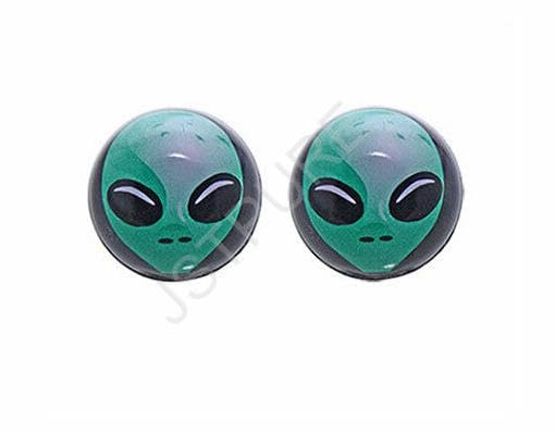 Tapas Alien para válvulas de bicicleta. Piezas para bicicleta. miniatura 2