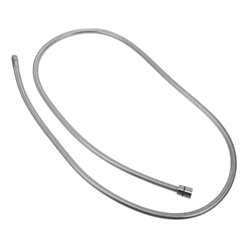 NUOLUX ステンレス製耐圧耐熱シャワーホース オス メス接続 伸縮自在絡まないキンク防止 浴室水栓用柔軟蛇口チューブ