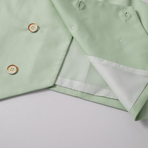 LOLANTA Boys' 4-Piece Formal Suit, Wedding Ring Bearer Outfit Vest Pants with Dress Shirt Bow Tie for Graduation 2-13 Years