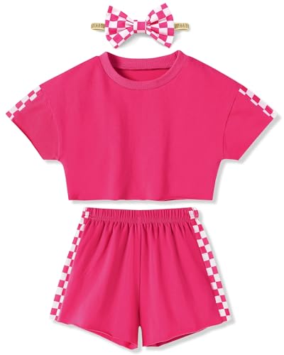 Image of SANMIO Toddler Girl Clothes Summer 3 Piece Outfits Cute