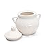 Fox Run Garlic Keeper and Storage, White Ceramic, 5.25