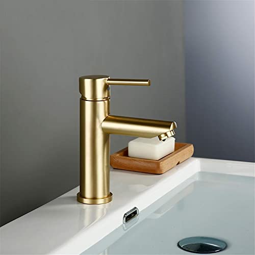 Mitigeur de lavabo anti-éclaboussures avec poignée unique fluide - 3