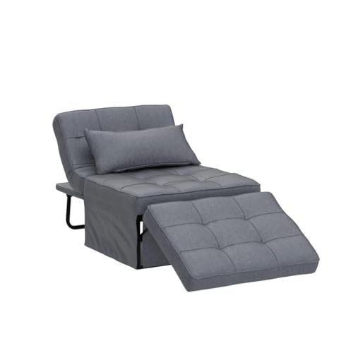 Bigsyy Sofa Bed, 4 In 1 Multi-Function Folding Ottoman Breathable Linen Couch Bed With Adjustable Backrest Modern Convertible Chair For Living Room Apartment Office thumb #3