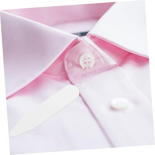 Varillas de Cuello para Camisas de Vestir 100 Insertos Plásticos Rectos 2