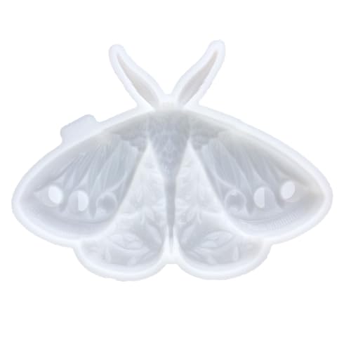 Moule silicone papillon de nuit à texture fine pour suspension murale - 2