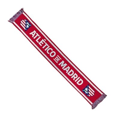JYC CREATIVE Bufanda, Bandera Gorro Oficiales de Equipos de Fútbol, Equipación Oficial Fútbol, Regalo de Equipo de Equipación (FR/ES, Letras, Talla única, Bufanda, ATMadrid) | Ya disponible en tu tienda friki favorita! En mundofriki.es!