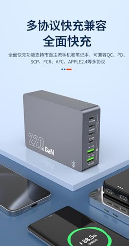 Chargeur USB C multiple résolvant le manque de prises pour iPhone 16 et Mac - 5