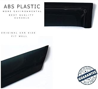 Car Window Door Visor Rain Guard Side Wind Deflector Unbreakable Injection Moulded Compatible with Baleno(2022-2024) Model (Set of 4)