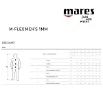 Mares Men's M-Flex 1 mm Neoprene One Piece Full Body Scuba Diving Wetsuit for Warm Water - Image 3