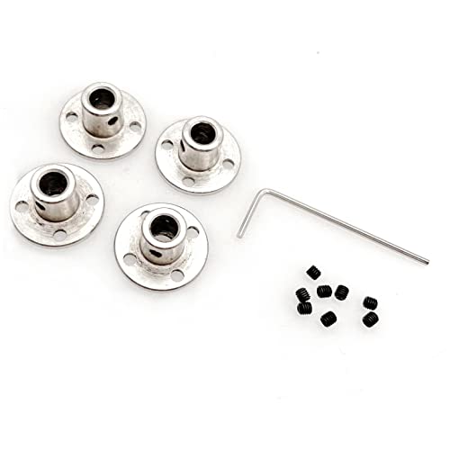 JZK Set mit 4 Flanschfittings für 6mm Modell Motorwellen