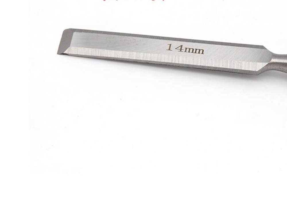 1 cincel de Acero de Alto Carbono de 6-24 mm para tallar Madera, Cuchillo de Talla Plano, gubias para Torno, Herramientas de Tallado a Mano, 16 mm，24mm