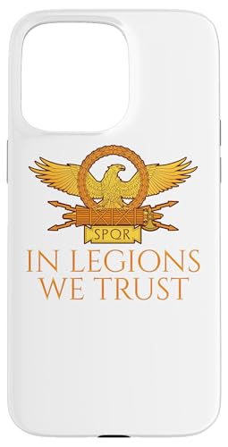 �Ñネ�[�}�R�c�C�[�O�� SPQR - In Legions We Trust �X�}�z�P�[�X iPhone 15 Pro Max �p