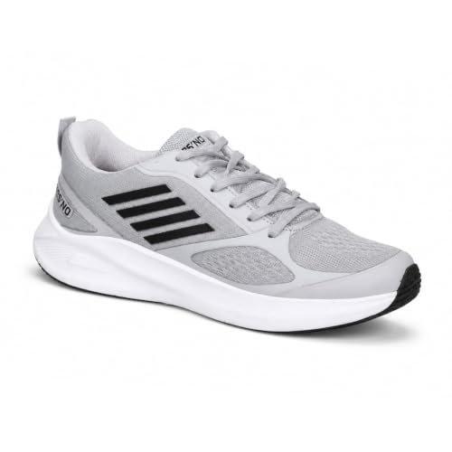 Yes'No Men's Sports Shoes | Lightweight Mesh Running Shoes with S...