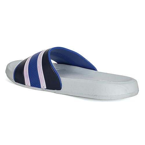 Image of Aqualite AL-192 Men Slides Slipper with Slip-on wear, Comfort and Flat Base Flipflop for dailywear uses.