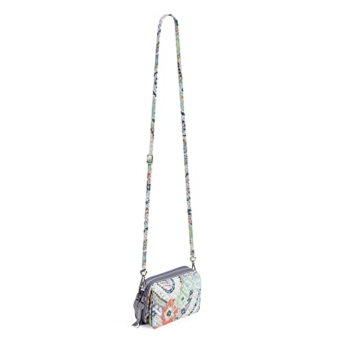 Image of Vera Bradley Women's Cotton All in One Crossbody Purse With RFID Protection