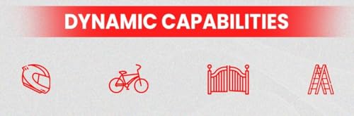 Image of Element Hub Multipurpose Heavy-Duty Cable Lock for Bikes, Cycles| Heavy Duty Anti-Theft Protection| Lock with 3 Keys Lock for Bike, Bicycle, Helmet, Luggage | Bike Cable Lock - Pack of 1