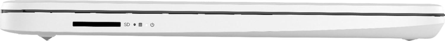 HP 14-dq3000dx 14" HD Laptop, Intel Celeron N4500, 4GB DDR4 RAM, 64GB eMMC, Intel UHD Graphics, Windows 11 Home, Wi-Fi 6, Snowflake White