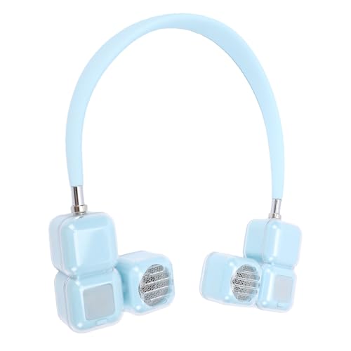 Ventilador de cuello recargable para combatir el calor de forma ligera 2