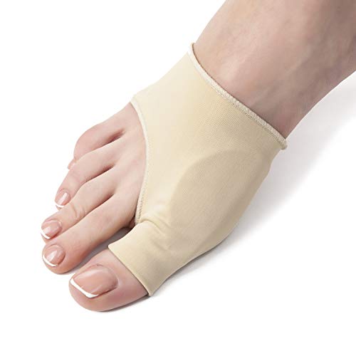 Bunion Corrector and Bunion Relief Sleeve - Medium (W 7-9.5, M 6-8.5), 2-Pack