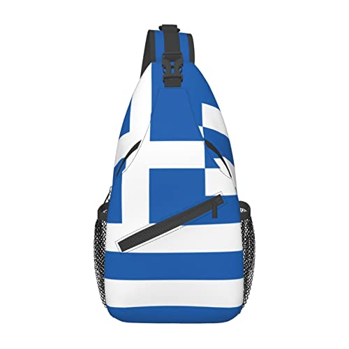 Mochila Bandolera Unisex Negra para Senderismo miniatura 2
