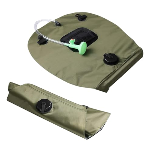 BESPORTBLE 20l Portable Outdoor Shower Bag Solar Camping Shower Camping Water Container Hiking Shower Nozzle