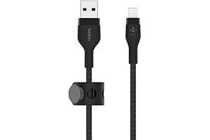 Belkin Boost Charge Pro Flex Braided USB A to Lightning Cable
