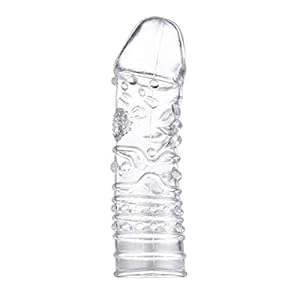 EXCEART Herbruikbare Penis Mouwen Extender Crystal Silicone Uitbreiding Sex Toy Cock Vergroter Condoom Schede Vertraging…
