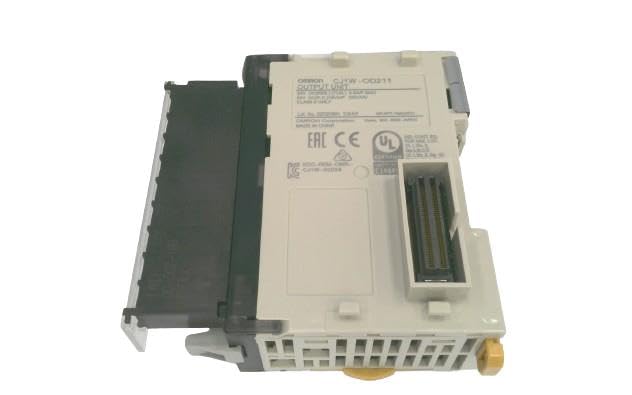 OMRON CJ1W-OD211 0.10 AMP @ 5 VDC, 0.5 AMP, 1 Word(S), 12-24 VDC, 16 X Transistor OUTPUTS, Digital Output Module, NPN, Removable Terminal Block, Screw Terminal, Sinking