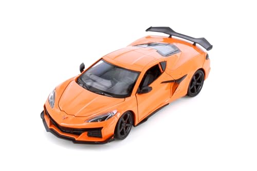 Welly Chevy Corvette Z06 Hardtop 2023 1:24 Naranja miniatura 1