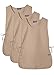 Sivvan Grembiule Estetista Unisex (3 Pezzi) -Girovita Regolabile, 2 Ampie Tasche - S87003 - Khaki