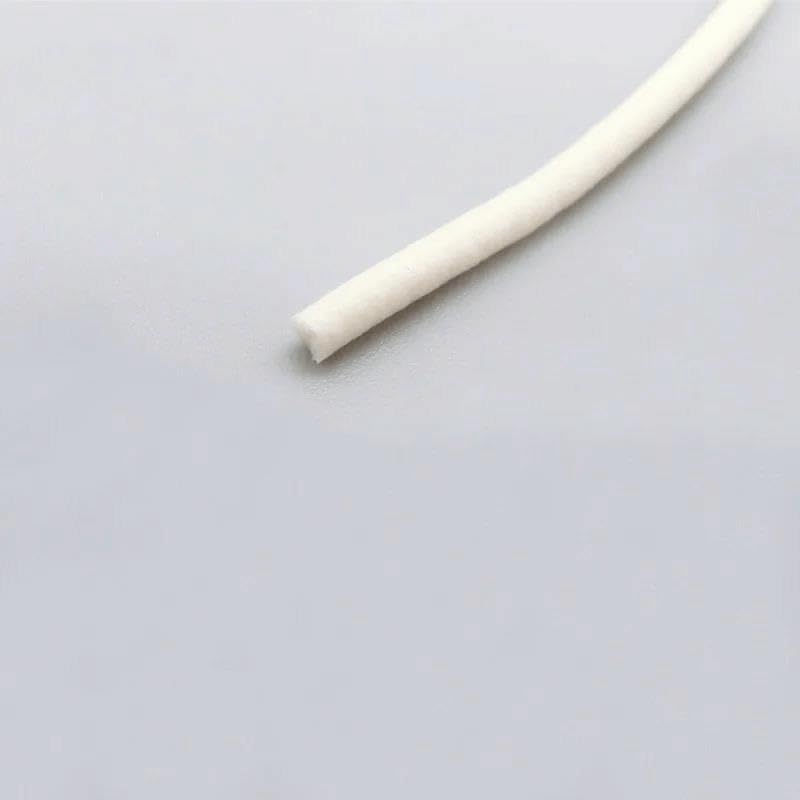 Cordone in Spugna di Silicone con Striscia di Tenuta in Gomma siliconica espansa da 10 m, Rotondo(Dia. 8mm)