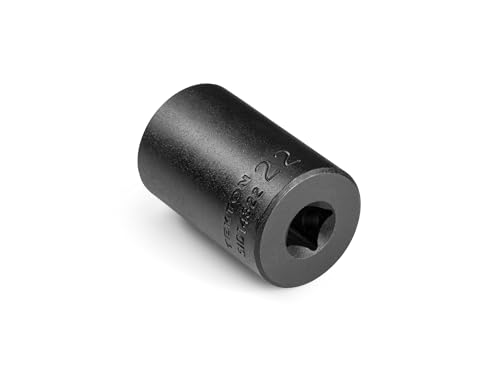Image of TEKTON 3 /8 Inch Drive x 22 mm Semi-Deep 12-Point Impact Socket | SID14322