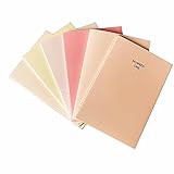 FÁCIL DE LLEVAR: Estos cuadernos son de tamaño mediano y fáciles de transportar cuando se viaja. Puede llevar información importante en su computadora portátil.