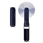 Hand Held Fan, Portable USB Rechargeable Mini Handheld Cooling Device, Folding Design, Battery Driven With Mobile Power Supply for Home Travel Outdoor (Blue)