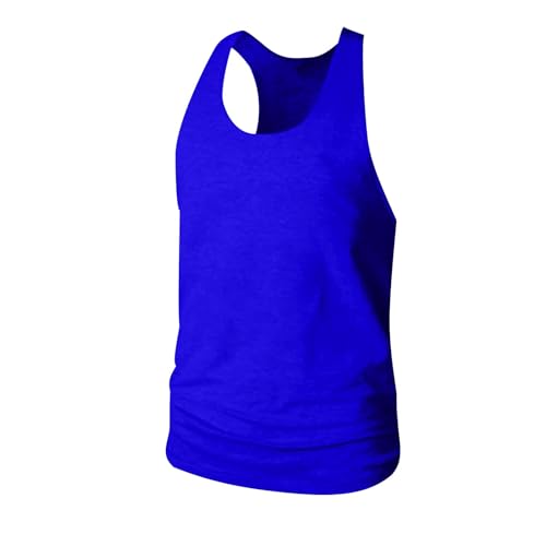 Men's Racerback Tank Tops Sleeveless Casual Cut Off Tops Lightweight Breathable Summer Shirt Workout Gym Tees2