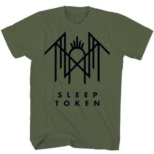 Sleep Token Men's Logo Symbol T-Shirt Green | Officially Licensed Merchandise