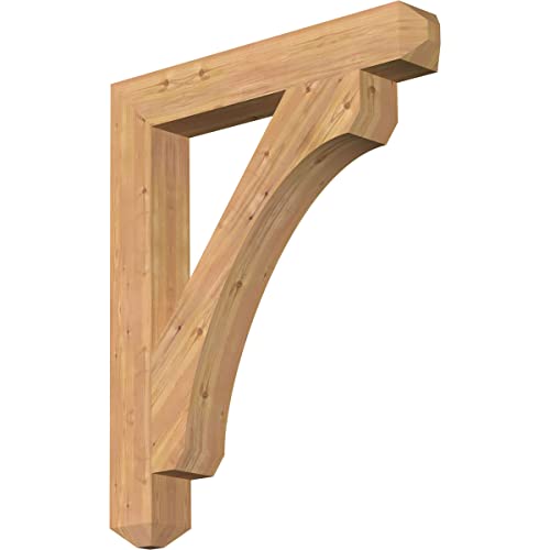 5 1/2"W x 38"D x 46"H Legacy Craftsman Smooth Bracket, Western Red Cedar