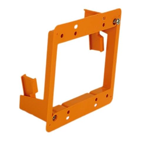 Construct Pro Slim Dual Gang Open Back Low Voltage Bracket, Each Cover
