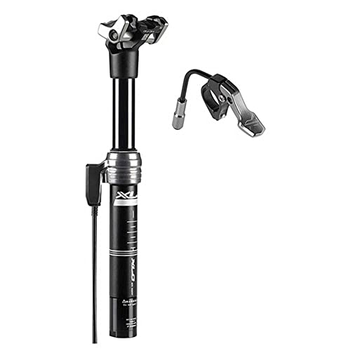 Xlc Tija telescópica SP-T08 Ø 27,2mm, 300mm, ne, Remoto 50-120kg, Adultos Unisex, Negro, Size