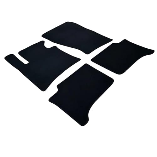 Tapis de sol antidérapants noirs de voiture pour escapades en Cayenne